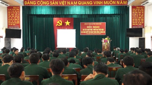 Đảng ủy Quán triệt nghị quyết TW6, khóa XII