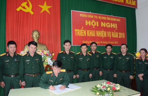 Hội nghị quân chính triển khai nhiệm vụ năm 2018 Phòng Chính trị 