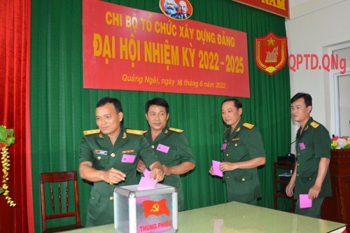 Các Chi bộ thuộc đảng bộ Phòng Chính trị hoàn thành Đại hội nhiệm kỳ 2022 - 2025