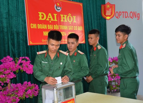 Chi đoàn Đại đội Trinh sát Cơ giới tổ chức thành công Đại hội Chi đoàn nhiệm kỳ 2024 - 2027.