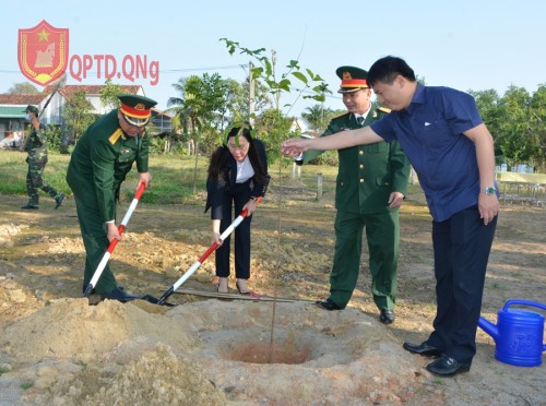Bộ CHQS tỉnh Quảng Ngãi tổ chức phát động “ Tết trồng cây đời đời nhớ ơn Bác Hồ” nhân dịp xuân Tân Sửu 2021.