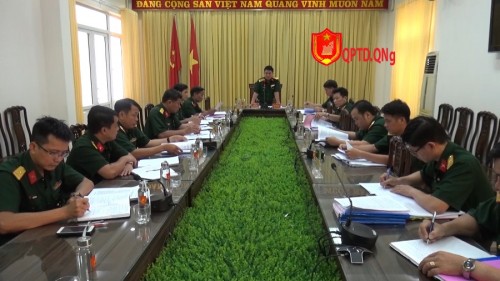 Đảng ủy Quân sự tỉnh, thông qua văn kiện đại hội các đảng bộ cơ sở, nhiệm kỳ 2020 - 2025  