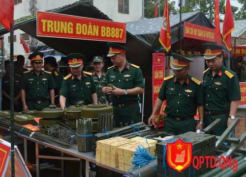 Nhiều sáng tạo, đổi mới trong hội thi sáng kiến, cải mô hình học cụ huấn luyện