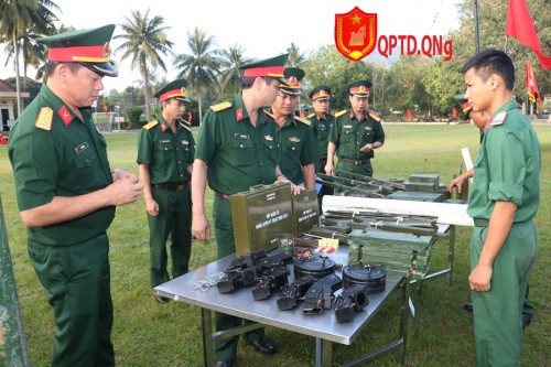 Quân khu 5 kiểm tra công tác huấn luyện chiến sỹ mới 2020.