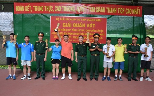 Giải quần vợt truyền thống lần thứ 3 LLVT tỉnh