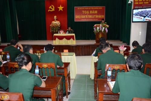 Tọa đàm sĩ quan trẻ năm 2018