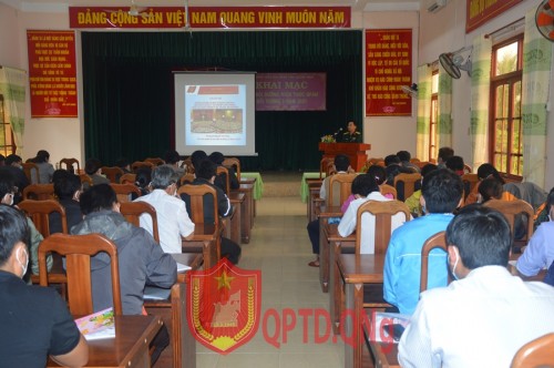 55 cán bộ cấp huyện, thị xã, thành phố được bồi dưỡng kiến thức QP-AN 