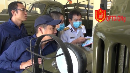 Nghiệm thu sửa chữa 10 xe ô tô tại huyện Lý Sơn.