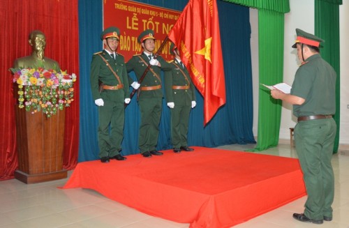 Bế mạc lớp đào tạo sĩ quan dự bị bộ binh khóa X năm 2018. 