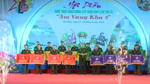  Liên hoan nghệ thuật quần chúng lực lượng vũ trang (LLVT) Quân khu 5 lần thứ XII, năm 2018 