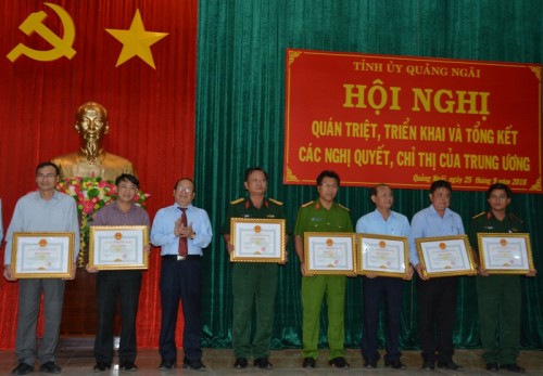 Tỉnh ủy Quảng Ngãi tổng kết 10 năm thực hiện Nghị quyết số 28 của Bộ Chính trị (Khóa X) 