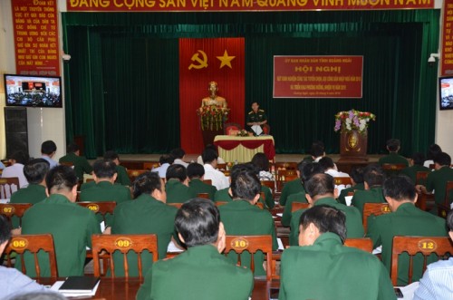 UBND tỉnh rút kinh nghiệm công tác tuyển chọn, gọi công dân nhập ngũ năm 2018 