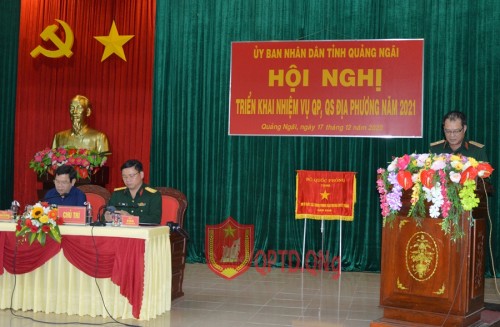 UBND tỉnh triển khai  nhiệm vụ Quốc phòng, Quân sự địa phương năm 2021