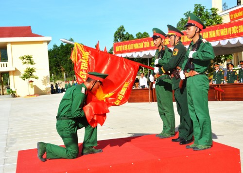 TRUNG ĐOÀN BB887, BỘ CHQS TỈNH QUẢNG NGÃI TỔ CHỨC LỄ TUYÊN THỆ CHIẾN SĨ MỚI NĂM 2025.