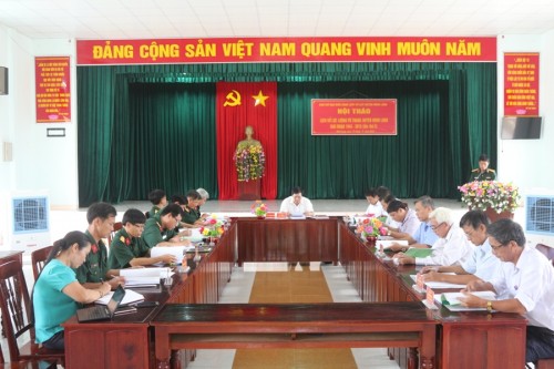 Minh Long Hội thảo lần thứ hai “Lịch sử lực lượng vũ trang nhân dân huyện  giai đoạn (1945 – 2015)