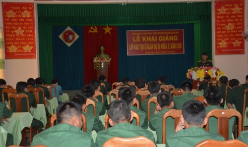 Khai giảng lớp đào tạo sĩ quan dự bị khóa 10 năm học 2018.