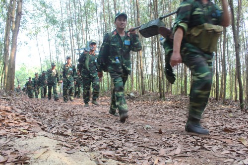 LLVT Quảng Ngãi : Luyện tập chuyển trạng thái sẵn sàng chiến đấu