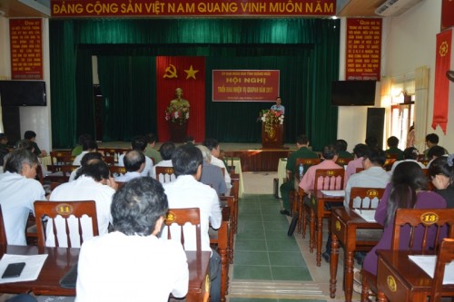UBND tỉnh tổ chức Hội nghị triển khai nhiệm vụ giáo dục quốc phòng an ninh năm 2017