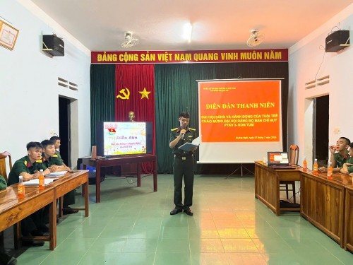 DIỄN ĐÀN THANH NIÊN VỚI CHỦ ĐỀ “ĐẠI HỘI ĐẢNG VÀ HÀNH ĐỘNG CỦA TUỔI TRẺ”