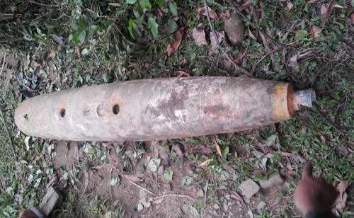  Sơn Hà Phát hiện quả bom 500 bảng Anh