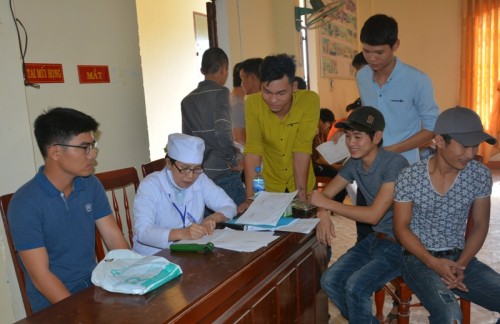 Tư Nghĩa hoàn thành công tác khám tuyển nghĩa vụ quân sự năm 2016