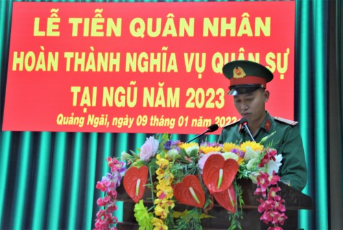 LỄ TIỄN QUÂN NHÂN HOÀN THÀNH NGHĨA VỤ QUÂN SỰ 2023