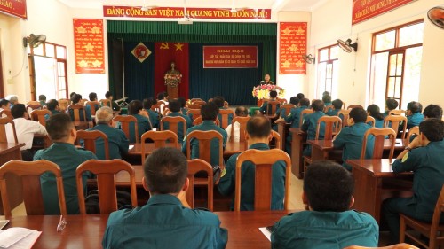Bộ CHQS tỉnh khai mạc lớp tập huấn cho cán bộ, chính trị viên Ban CHQS các cơ quan, tổ chức năm 2016