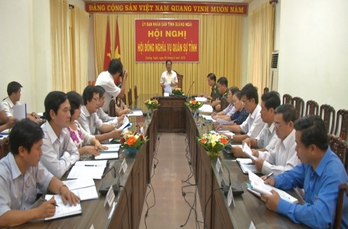 Hội Đồng nghĩa vụ quân sự tỉnh triển khai công tác giao quân đợt 2 năm 2015