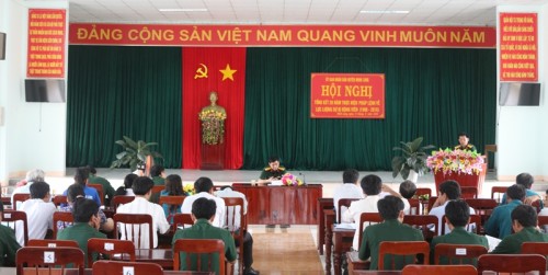 UBND huyện Minh Long Tổng kết 20 năm thực hiện pháp lệnh về lực lượng dự bị động viên (1996 - 2016)