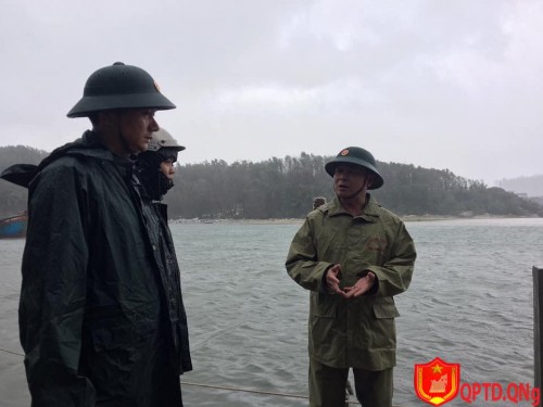 Bộ CHQS tỉnh kiểm tra công tác ứng phó bão số 6