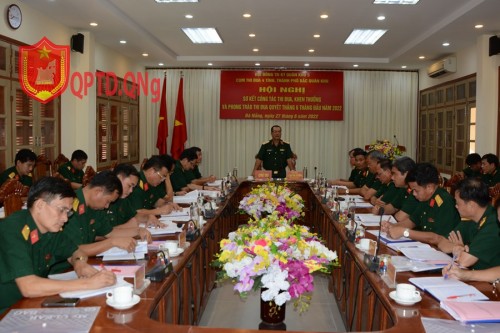 Cụm thi đua 4 tỉnh, thành phố phía bắc Quân khu: Sơ kết phong trào thi đua quyết thắng 6 tháng đầu năm 2022