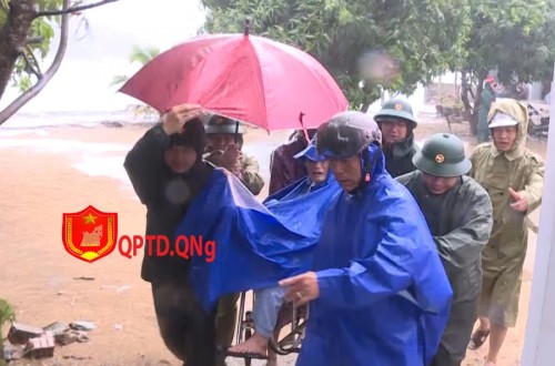 LLVT tỉnh Quảng Ngãi: Sát cánh cùng nhân dân chống bão