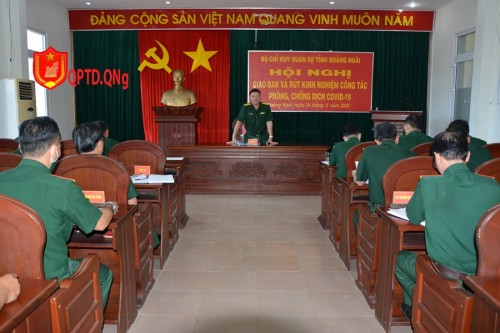  Hội nghị giao ban và rút kinh nghiệm công tác phòng chống dịch Covid -19. 