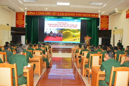 BỘ CHQS TỈNH QUẢNG NGÃI TỔ CHỨC KHAI MẠC LỚP BỒI DƯỠNG KIẾN THỨC DÂN TỘC NĂM 2025