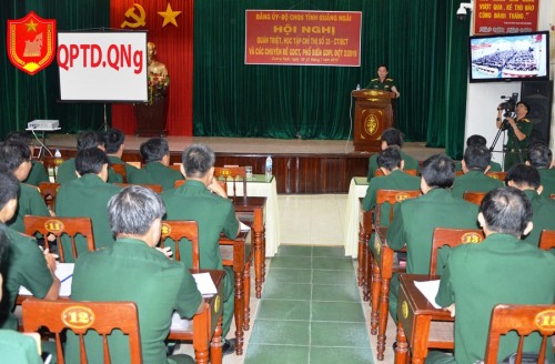 Học tập các chuyên đề giáo dục chính trị và phổ biến, giáo dục chính trị đợt 2 năm 2019