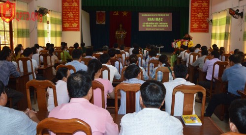 Bồi dưỡng kiến thức Quốc phòng-an ninh cho 120 đồng chí cán bộ chủ trì cấp xã, phường, thị trấn 