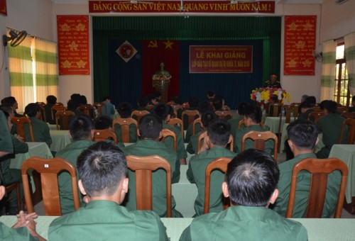 47 Quân nhân xuất ngũ được đào tạo sĩ quan dự bị bộ binh 