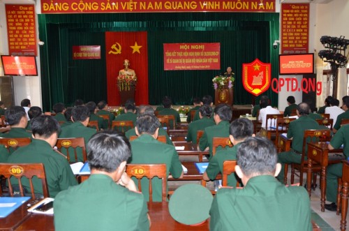 Tổng kết Nghị định 26/2002 của Chính phủ về sỹ quan dự bị Quân đội nhân dân Việt Nam