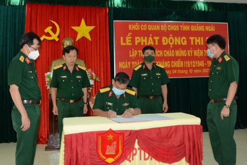 Phát động đợt thi đua cao điểm chào mừng kỷ niệm 75 năm ngày toàn quốc Kháng chiến 