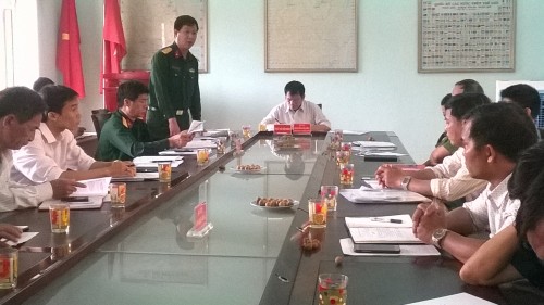 Ban chỉ đạo 24 huyện Minh Long tổ chức sơ kết 2 năm thực hiện chế độ chính sách đối với dân công hoả tuyến.