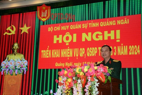 BỘ CHQS TỈNH TRIỂN KHAI NHIỆM VỤ QUỐC PHÒNG, QUÂN SỰ ĐỊA PHƯƠNG THÁNG 3 NĂM 2024