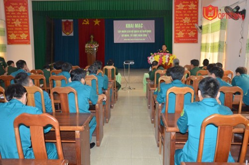 74 đồng chí Chỉ huy trưởng Ban Chỉ huy quân sự cơ quan, đơn vị tham gia tập huấn năm 2019