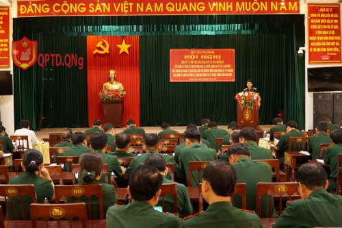 Đảng ủy Quân sự tỉnh tổng kết 15 năm thực hiện Nghị quyết 382