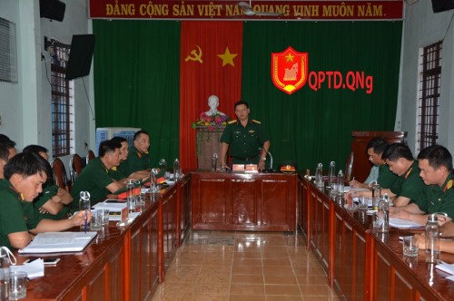 Bộ CHQS tỉnh kiểm tra toàn diện nhiệm vụ quốc phòng, quân sự địa phương năm 2019