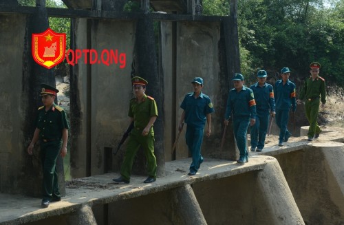 Nghĩa Hành xây dựng chi bộ quân sự cấp xã vững mạnh.