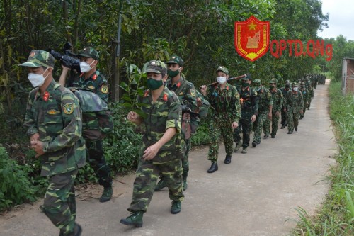 Bộ CHQS tỉnh luyện tập chuyển trạng thái sẵn sàng chiến đấu