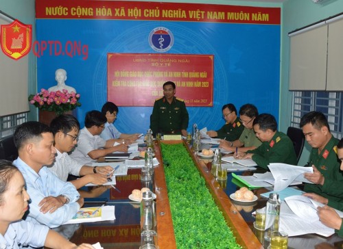  Kiểm tra công tác GDQP&AN tại Sở Y tế tỉnh và Trường Đại học Tài chính- Kế toán.