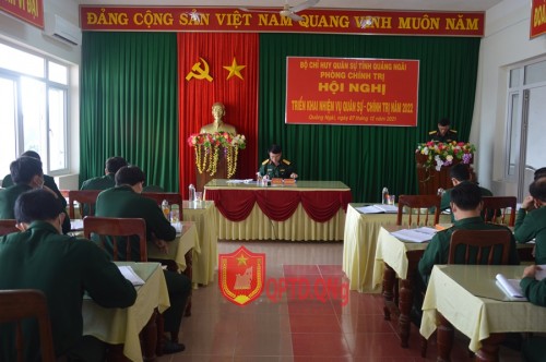Lực lượng vũ trang tỉnh đồng loạt tổ chức hội nghị triển khai nhiệm vụ QP-QS đia phương năm 2022.