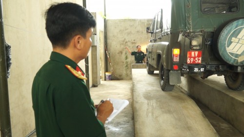 37 xe ô tô quân sự được kiểm định an toàn kỹ thuật