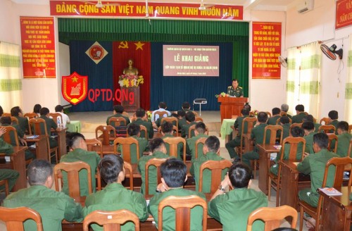Khai giảng lớp đào tạo sĩ quan dự bị khóa XI, năm học 2019